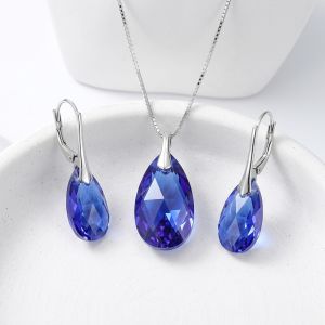 Set cristale lacrima Majestic Blue