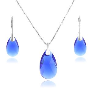 Set cristale lacrima Majestic Blue