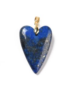 Pandantiv din lapis lazuli inima