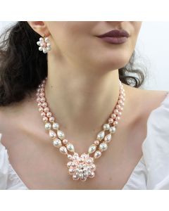 Set "Queen Charlotte" din perle de Mallorca
