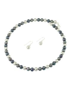 Set din perle de Mallorca multicolore