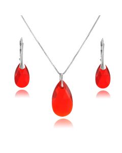 Set cristale Swarovski lacrima Light Siam