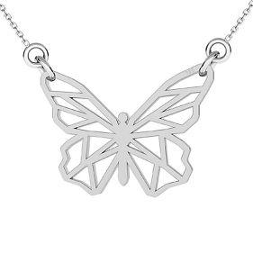 Colier din argint - Fluture origami