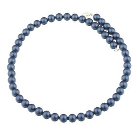 Colier din perle de Mallorca albastre