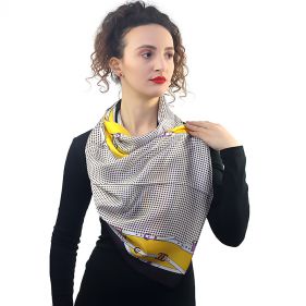 Esarfa Deluxe din matase naturala satinata