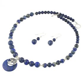Set din lapis lazuli `copacelul vietii`