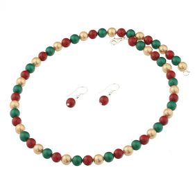 Set din perle de Mallorca multicolore